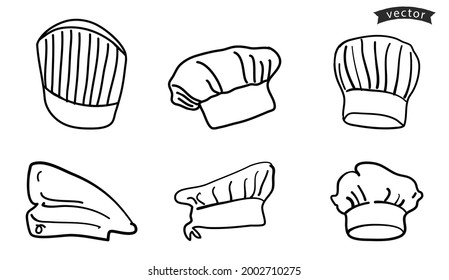 Illustration vector design of Master Chef logo. Menu design for cafe and restaurant. Vector EPS 10.