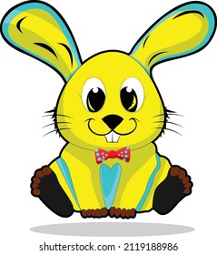illustration vector design of rabbit