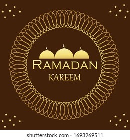 Illustration vector design of Ramadan Kareem