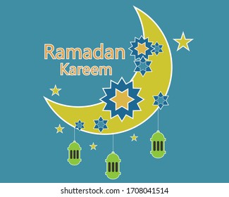 Illustration vector design of Ramadan Kareem