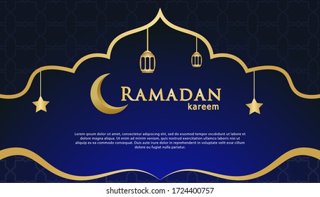 Diseño De Vector De Ilustración De Ramadan Kareem