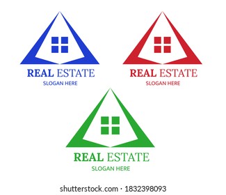 Illustration, Vektordesign der Vorlage für das Immobilienlogo für Unternehmen oder Unternehmen