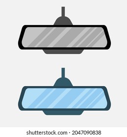 Illustration vector design of rear view mirror template