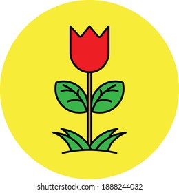 Illustration Vektordesign von Rose Symbol. Diese Icons sind die perfekte Lösung für Online- und Druckprojekte wie Banner, Folien, Webseiten-Icons, etc.