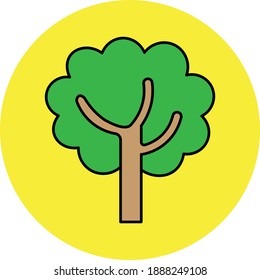 Illustration vector design of Tree icon. These icons is the perfect solution for online and printable projects like banners, slides, websites icons, etc.