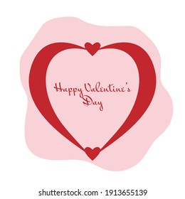 Illustration vector design of valentine's day background