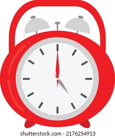 illustration vector design of waker alarm clock analog. Suitable illustration for icon application, web, book, children book, blog thread, magazine, newspaper, drawing book, story book, and etc.