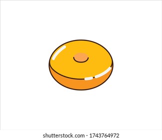 illustration vector of donuts. Where these donuts have attractive colors and this donuts vector is an education for children