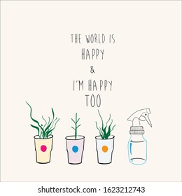 illustration vector drawing design plant
