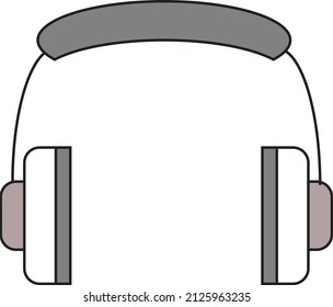 illustration vector of earphone icon.etc