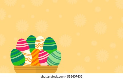 Illustration vector of easter egg backgrounds