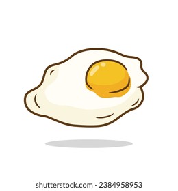 illustration vector egg yolk cartoon