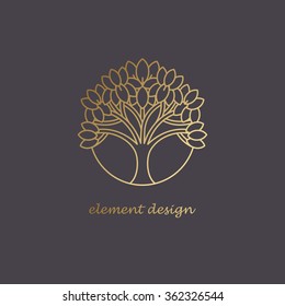 Gold Tree Logo Images Stock Photos Vectors Shutterstock