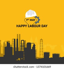 Illustration Vector EPS10: Happy Labour Day