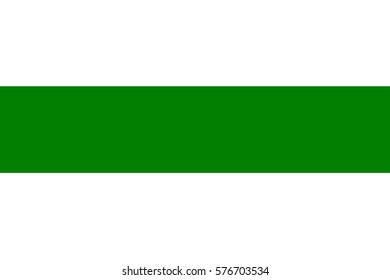 Illustration vector flag of Groningen city, the main municipality as well as the capital city of province in the Netherlands.