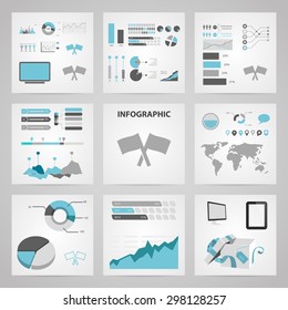 illustration of vector flag modern icon in design