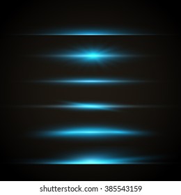 Illustration of Vector Flare Effect. Transparent Vector Overlay Lens Flare Ray Effect. Vector EPS10 Bright Sunflare Explosion Template