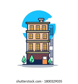 illustration vector of a floor building, illustration premium, EPS10, product, etc.