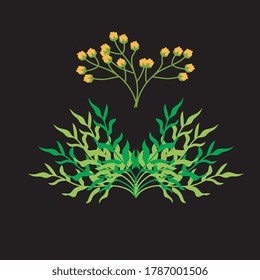 Illustration vector flower, vector, symbol, icon, beauty