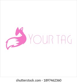 illustration Vector: Fox Lady with beautiful hair