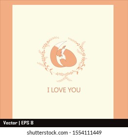 illustration vector : funny cartoon ,for gretting card , baby clothes , child room poster 