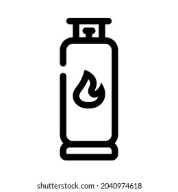 Illustration Vektorgrafik von Gass-Fass Symbol mit Linie Stil. Ideal für Energie-Icon, Web, Logo, Poster, etc. Dieses Icon ist 48*48 und Pixel perfekt.
