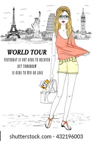 illustration vector girl