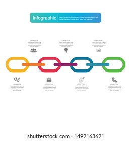 Illustration of Vector Global Business Development Infographic design elements
