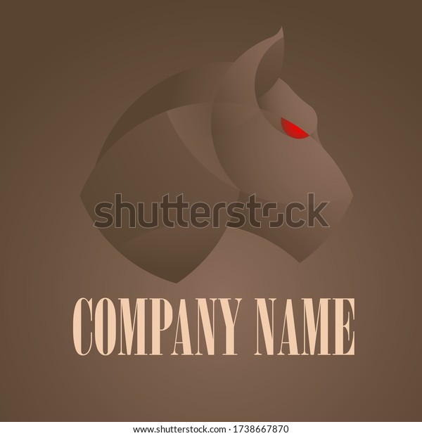 Illustration Vector Golden Ratio Design Puma Stock Vector Royalty Free