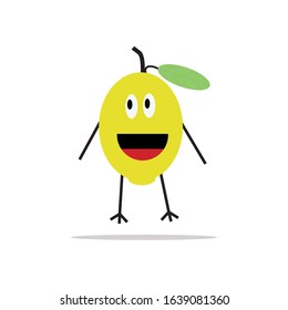 Illustration vector grafic of lemon smile and cute.