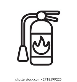 Gráfico de Vector de la herramienta de seguridad contra incendios de emergencia