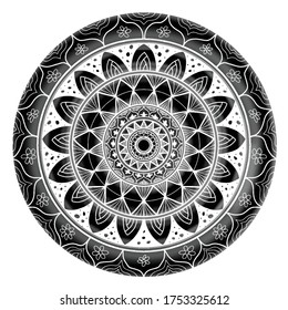 Illustration Vektorgrafik von 3D Kreis mandala. Perfec für Bildschirmhintergründe. Hintergrund. Titelmarken. Visitenkartenhintergrund.