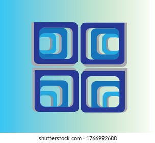 Illustration, Vektorgrafik von 3D-Gitter. Geeignet für Logo, etc.
