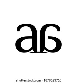 Illustration, Vektorgrafik der Buchstaben AA für das Logo-Design 