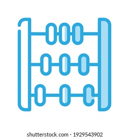 Ilustración Gráfico vectorial del icono del ábaco