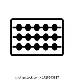 Ilustración Gráfico vectorial del icono del ábaco