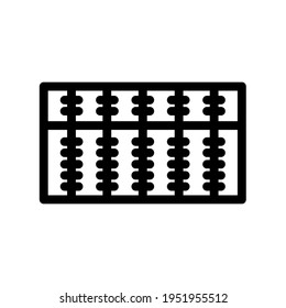 Illustration Vector graphic of abacus icon