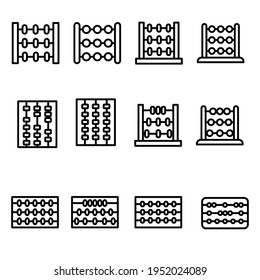 Illustration Vector graphic of abacus icon