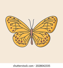 Illustration vector graphic about butterfly.
