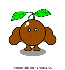 Illustration vector graphic about soil. Perfect for cute sticker, background and mascot.