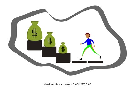 Illustration vector graphic about target. Perfect for sticker, background and education image.