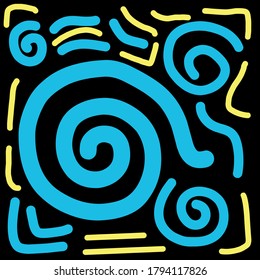 Illustration vector graphic of abstact design.wallpaper background design