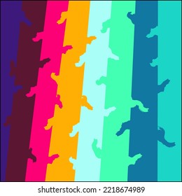 Illustration Vektorgrafik von abstraktem Hintergrund Design moderne geometrische Concept Art. Style Design Textur so bunt. 
Perfekte künstlerische Gestaltung. Gut für Ihren Hintergrund, Hintergrund, Bildschirmhintergrund usw.