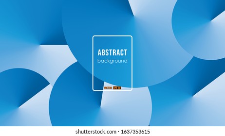 Illustration vector graphic of abstract background with blue circles. Round gradient shapes background. Blue Circle vector design. Vector EPS 10.

