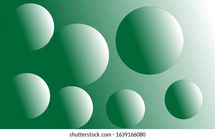 illustration vector graphic of abstract background. planet with a shiny green background