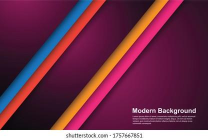 Ilustración vectorial gráfico de fondo abstracto degradados hipster color diseño moderno