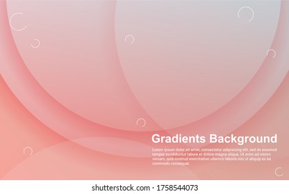 Illustration, Vektorgrafik abstrakter Hintergrundgradienten, modernes Design