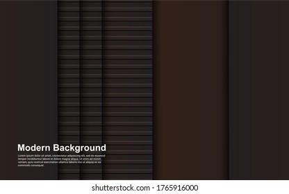 Illustration vector graphic of abstract background black and brown color modern design