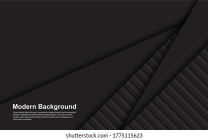 Illustration vector graphic of abstract background black and brown color modern design