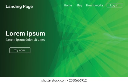 Illustration vector graphic of abstract background with leafs element and futuristict style, good for landing page web, background or wallpaper.